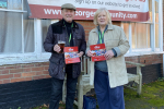 Cllrs Alan Pickering and Jessamy Blanford campaigned to save The George